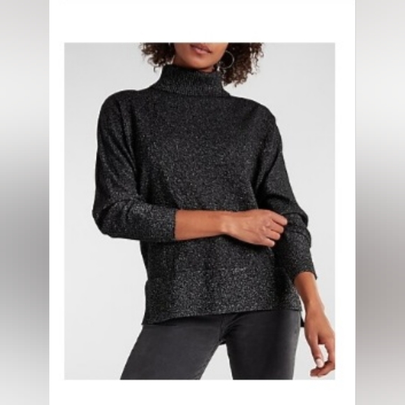 Turtleneck Ribbed Tunic - Picture 1 of 4